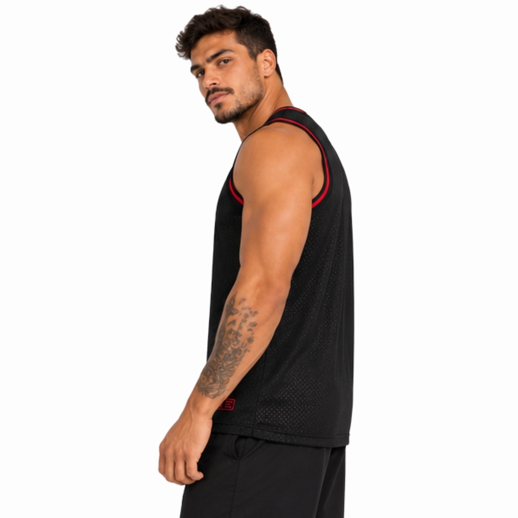 Imagem 2 do produto Camiseta Regata do Flamengo Coimbra CRF Licenciada - Masculina