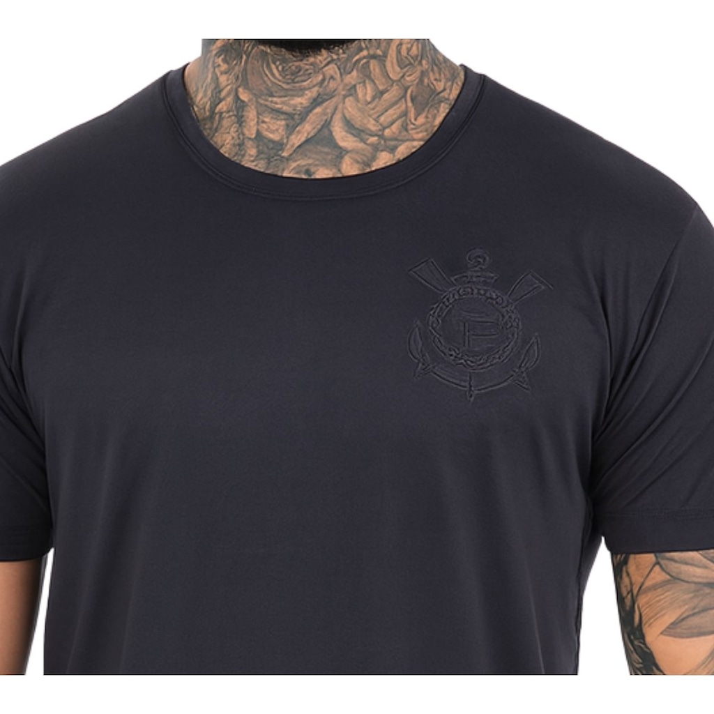 Imagem 3 do produto Camisa do Corinthians Coimbra All Black Bordado Masculina