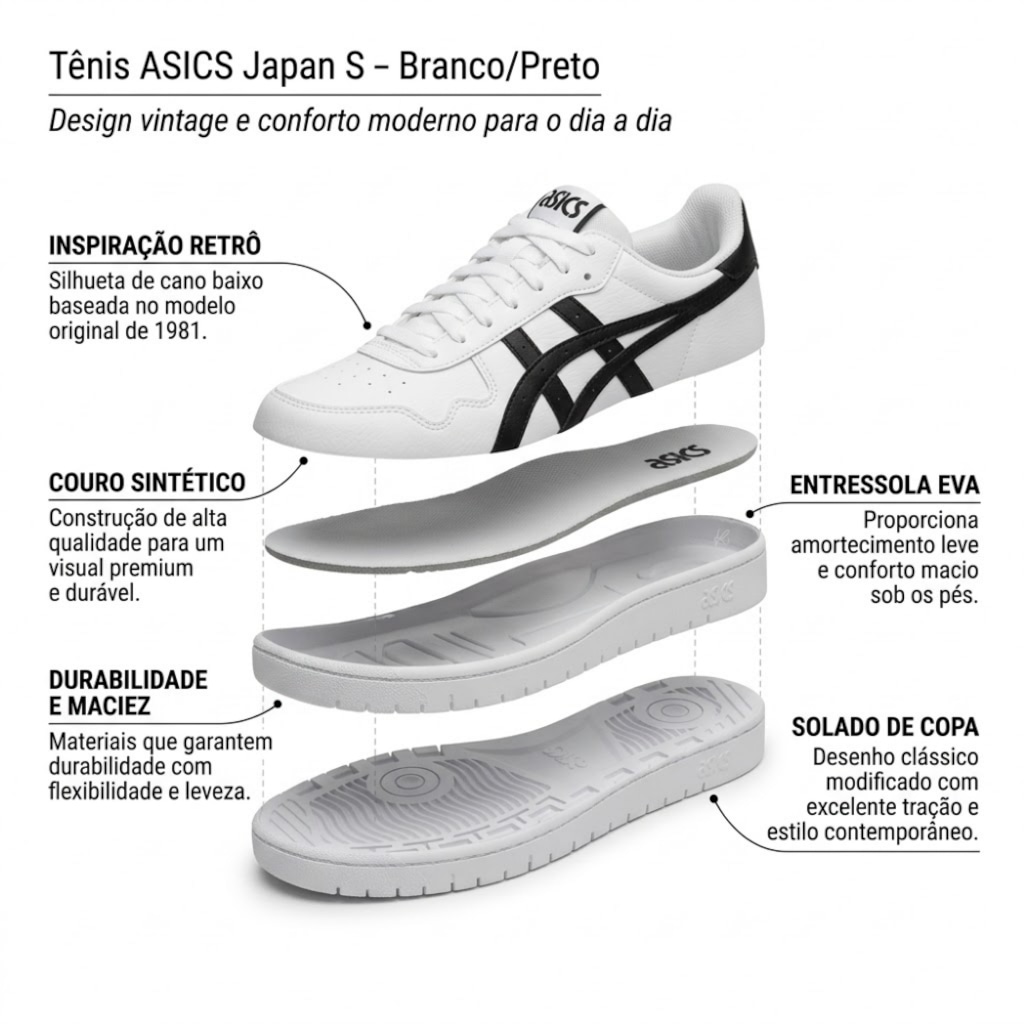 Imagem 3 do produto Tênis Feminino Asics Japan S