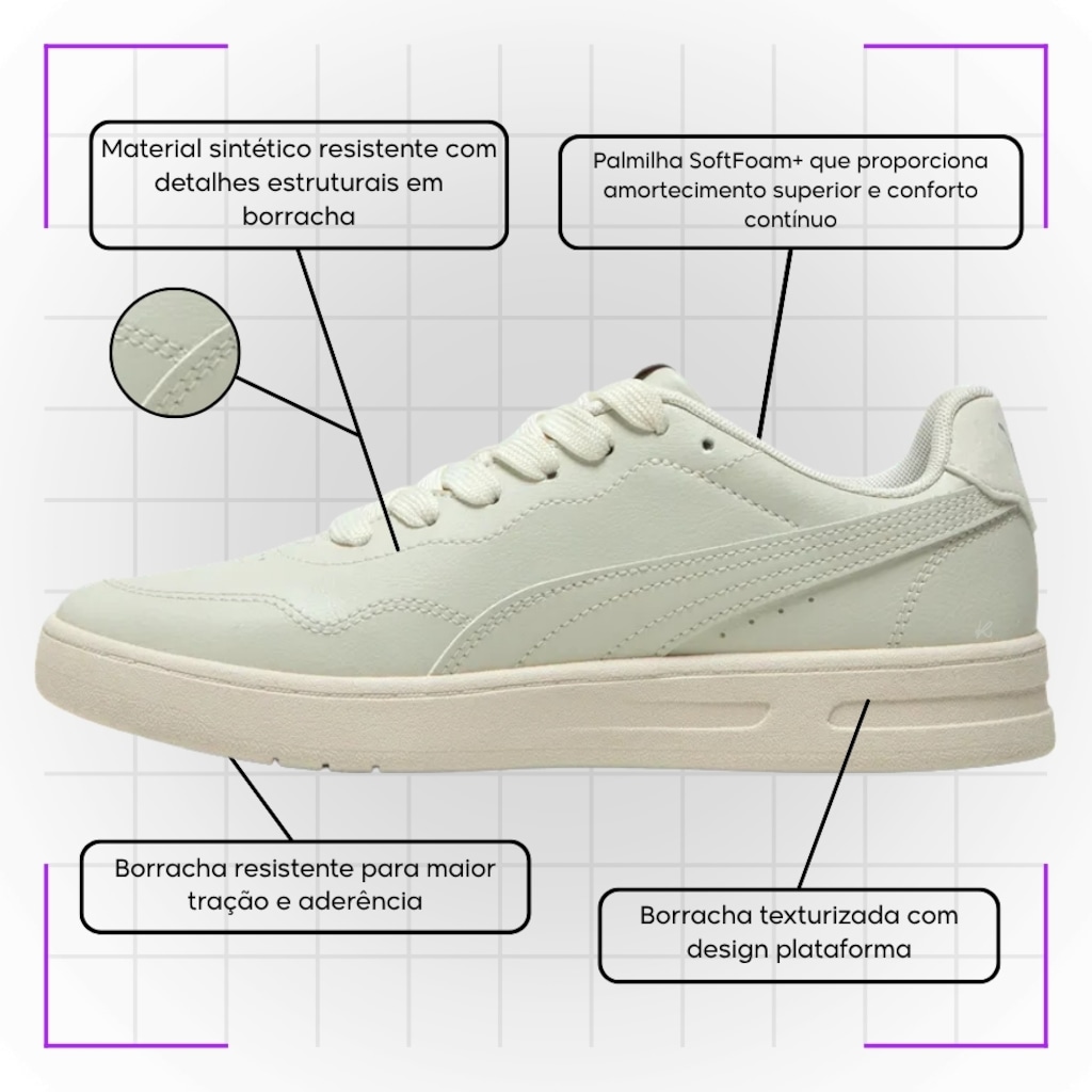 Imagem 3 do produto Tênis Feminino Puma Court Lally