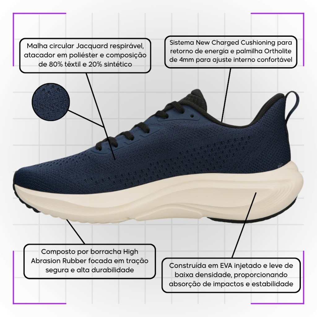 Imagem 3 do produto Tênis Adulto Under Armour Charged Sunny