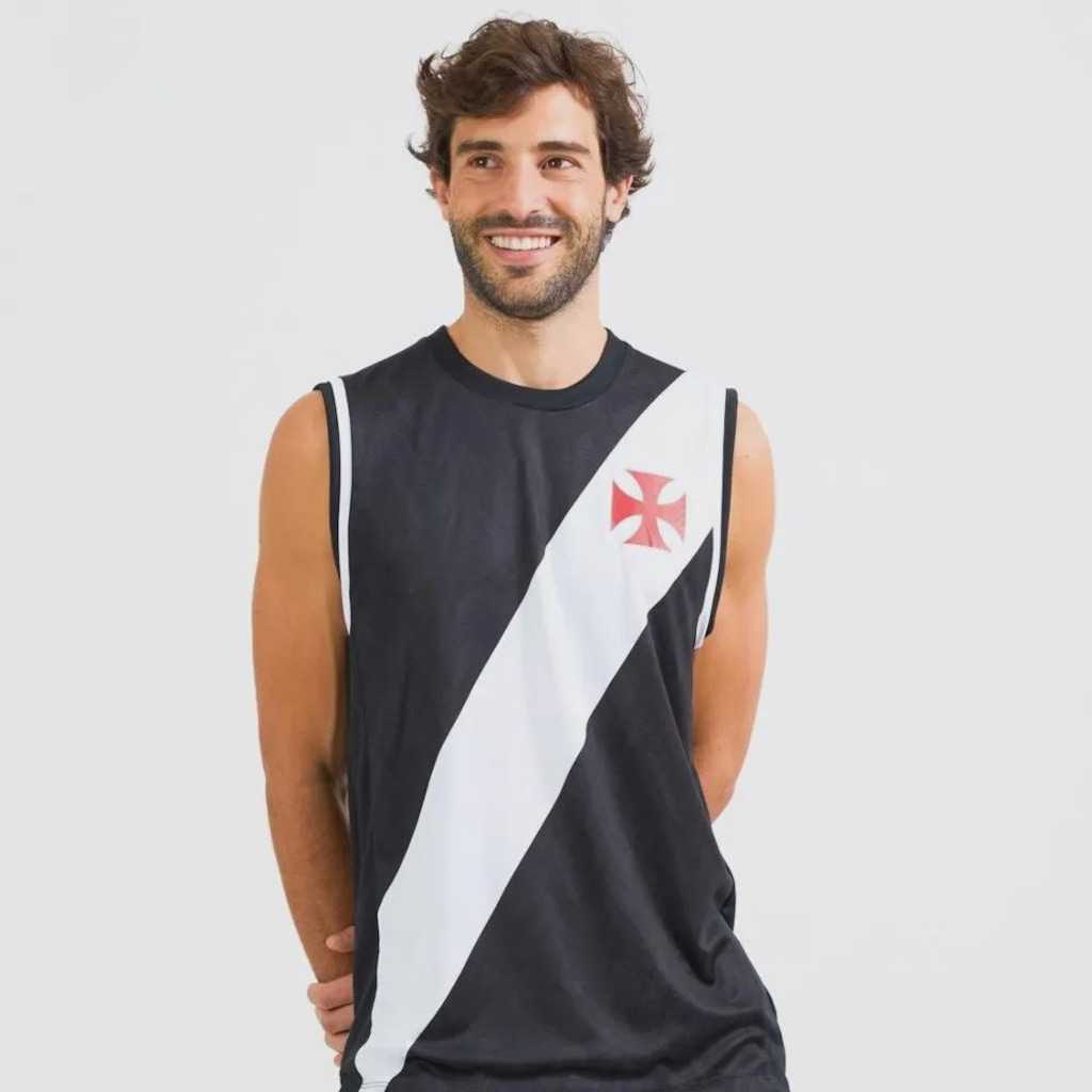Imagem 1 do produto Camiseta Regata Vasco Fio Braziline Masculina