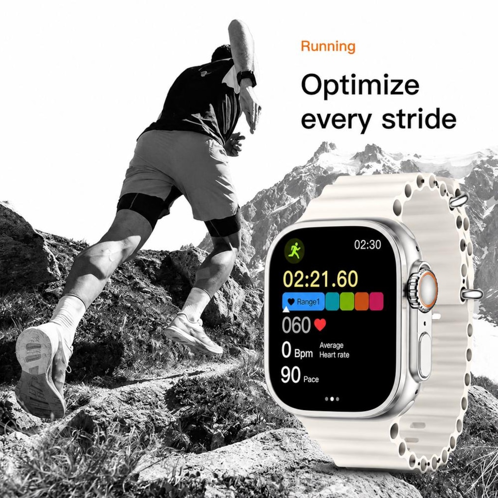 Imagem 2 do produto Relógio Smartwatch Microwear Ultra 5 Plus Super AMOLED 8ATM