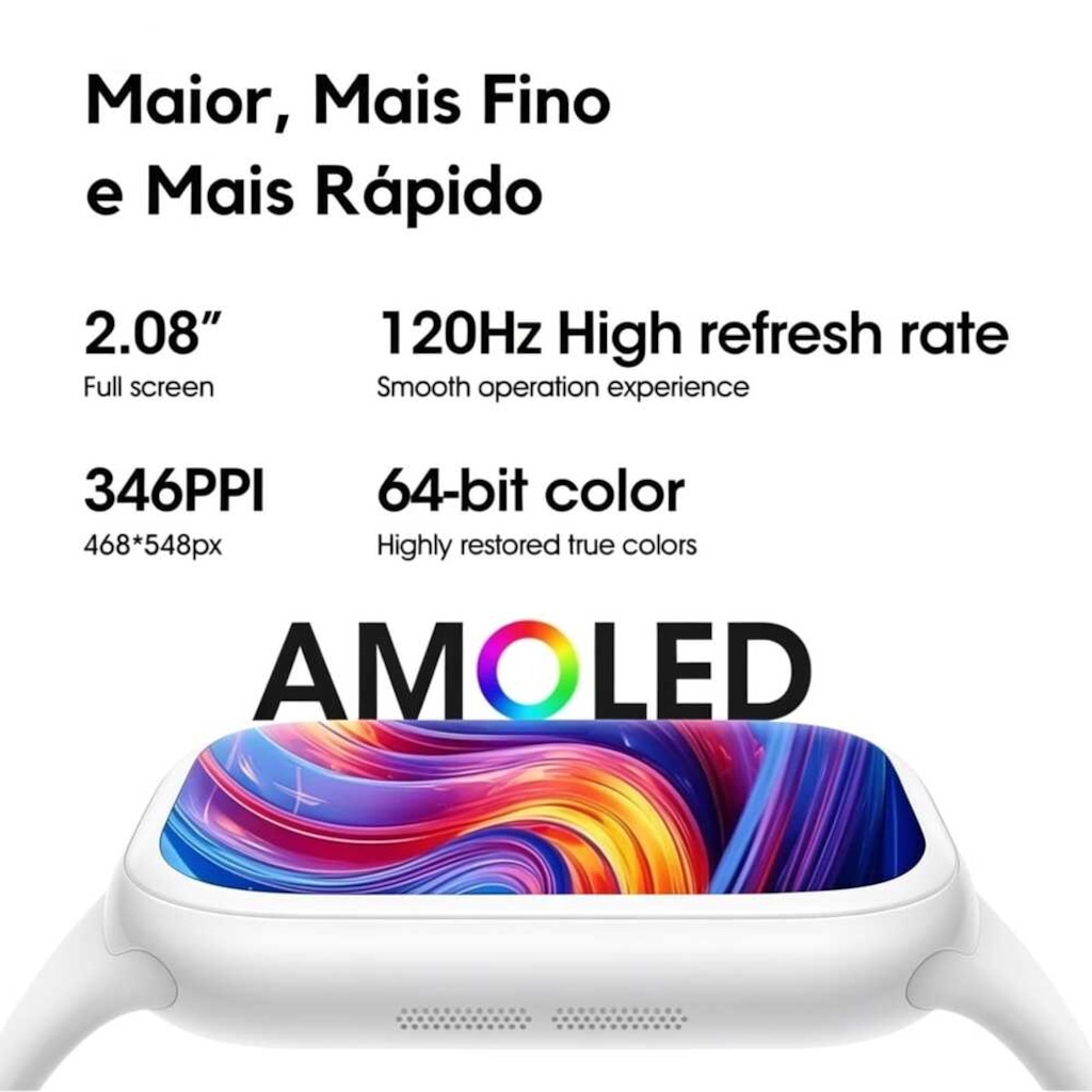 Imagem 3 do produto Relógio Smartwatch Microwear S11 Pro Super AMOLED