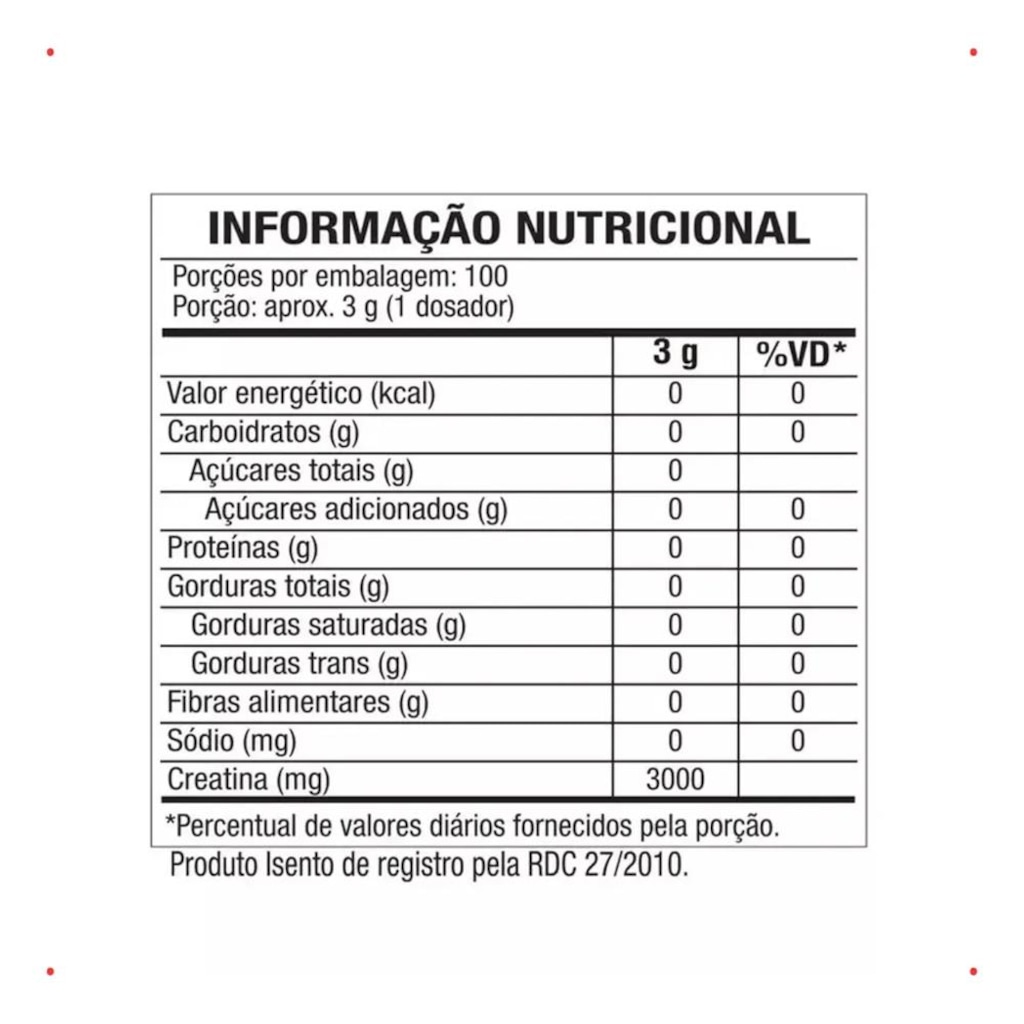 Imagem 4 do produto Creatina 100% Pura Black Skull - 300g