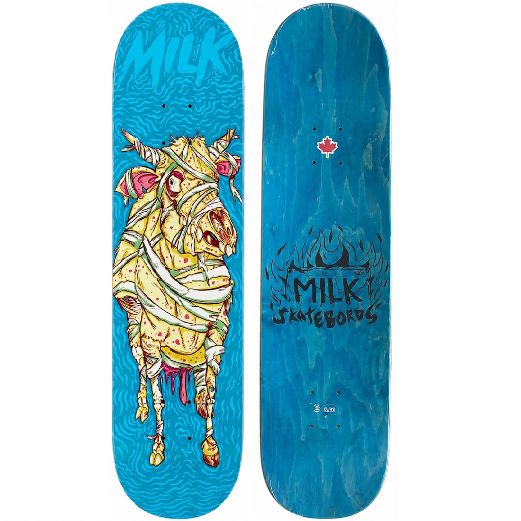 Imagem 2 do produto Skate Milk Maple Montado 8.0 Roda Next 53mm 102A Black Sheep