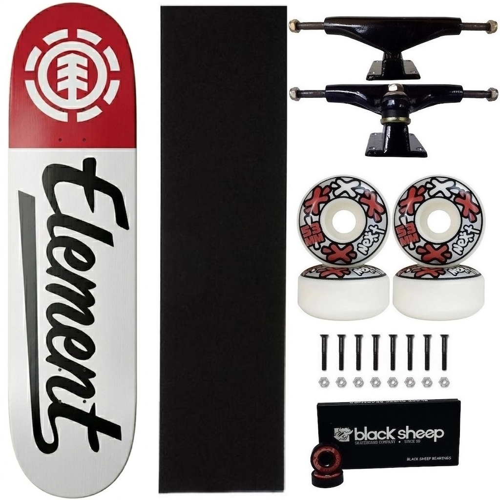 Imagem 1 do produto Skate Element Montado 8.0 Maple Original Roda Next Abec 15