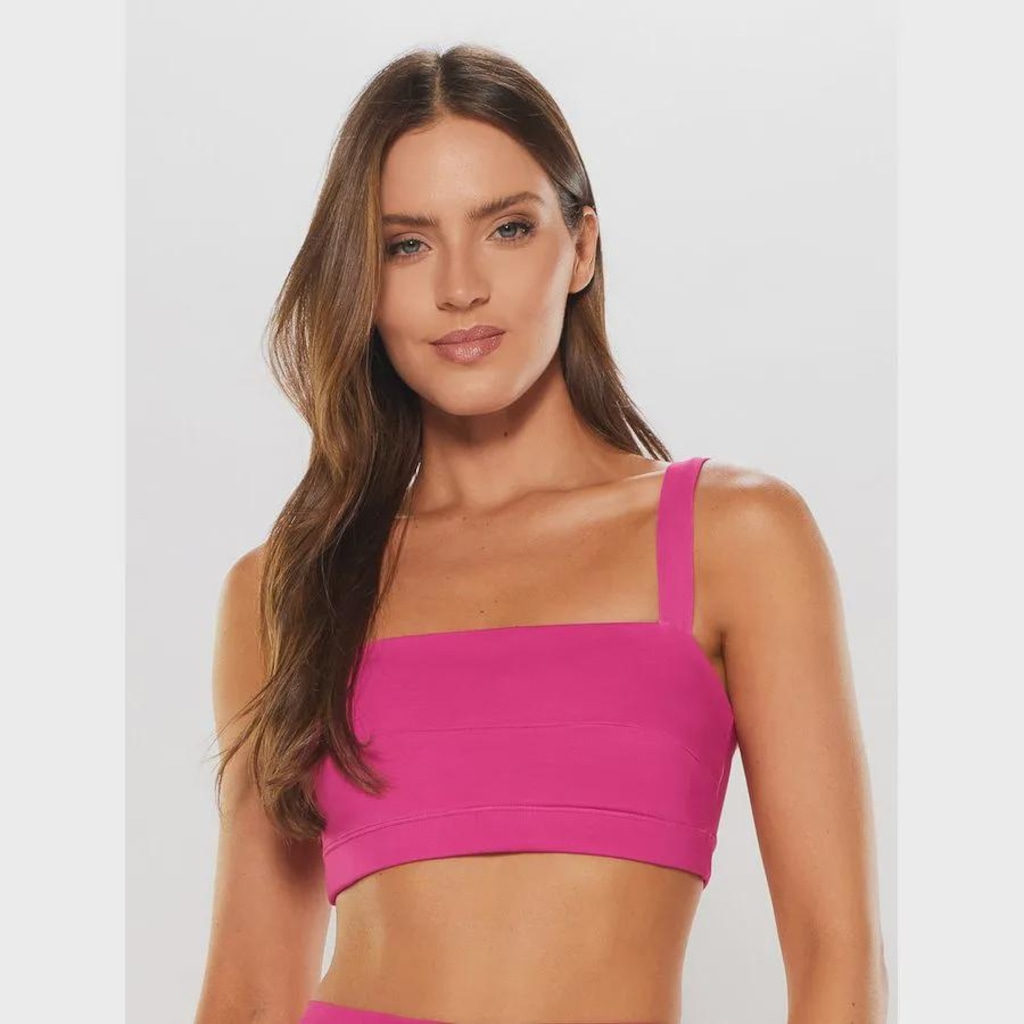 Imagem 1 do produto Top Fitness Body For Sure Alça Reta Liso Move Colors - Feminino