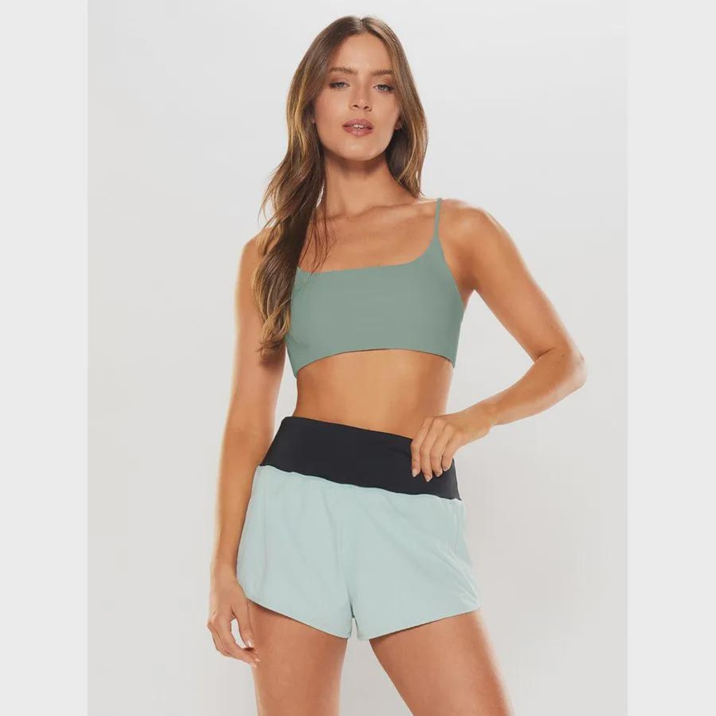 Imagem 1 do produto Top Fitness Body For Sure Alça Reta Liso Leve Move - Feminino