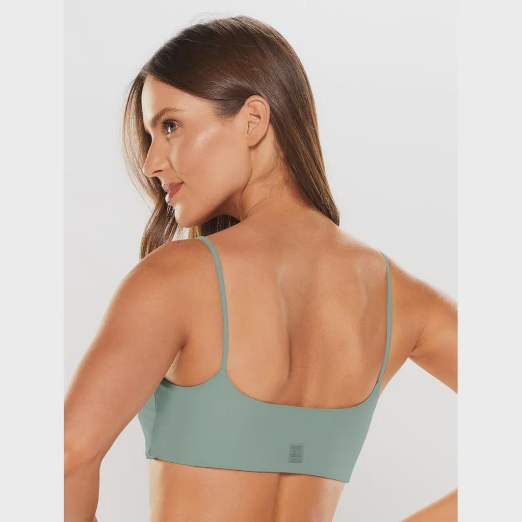 Imagem 3 do produto Top Fitness Body For Sure Alça Reta Liso Leve Move - Feminino