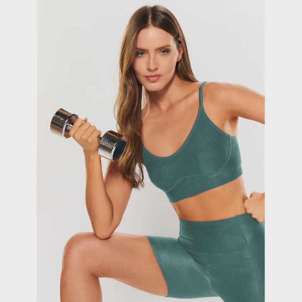 Imagem 1 do produto Top Alça Reta Fina Body For Sure Camouflage - Feminina