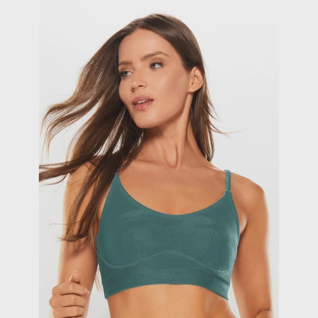 Imagem 2 do produto Top Alça Reta Fina Body For Sure Camouflage - Feminina
