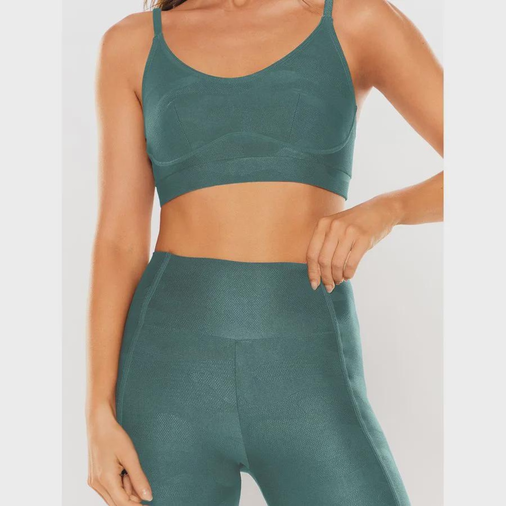 Imagem 5 do produto Top Alça Reta Fina Body For Sure Camouflage - Feminina