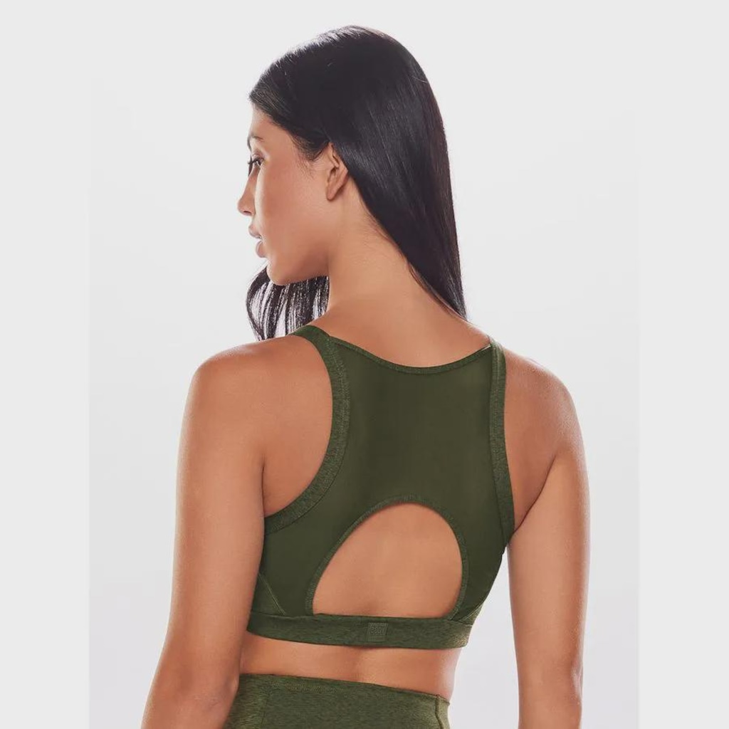 Imagem 3 do produto Top Nadador Body For Sure Liso Olive Tree - Feminino