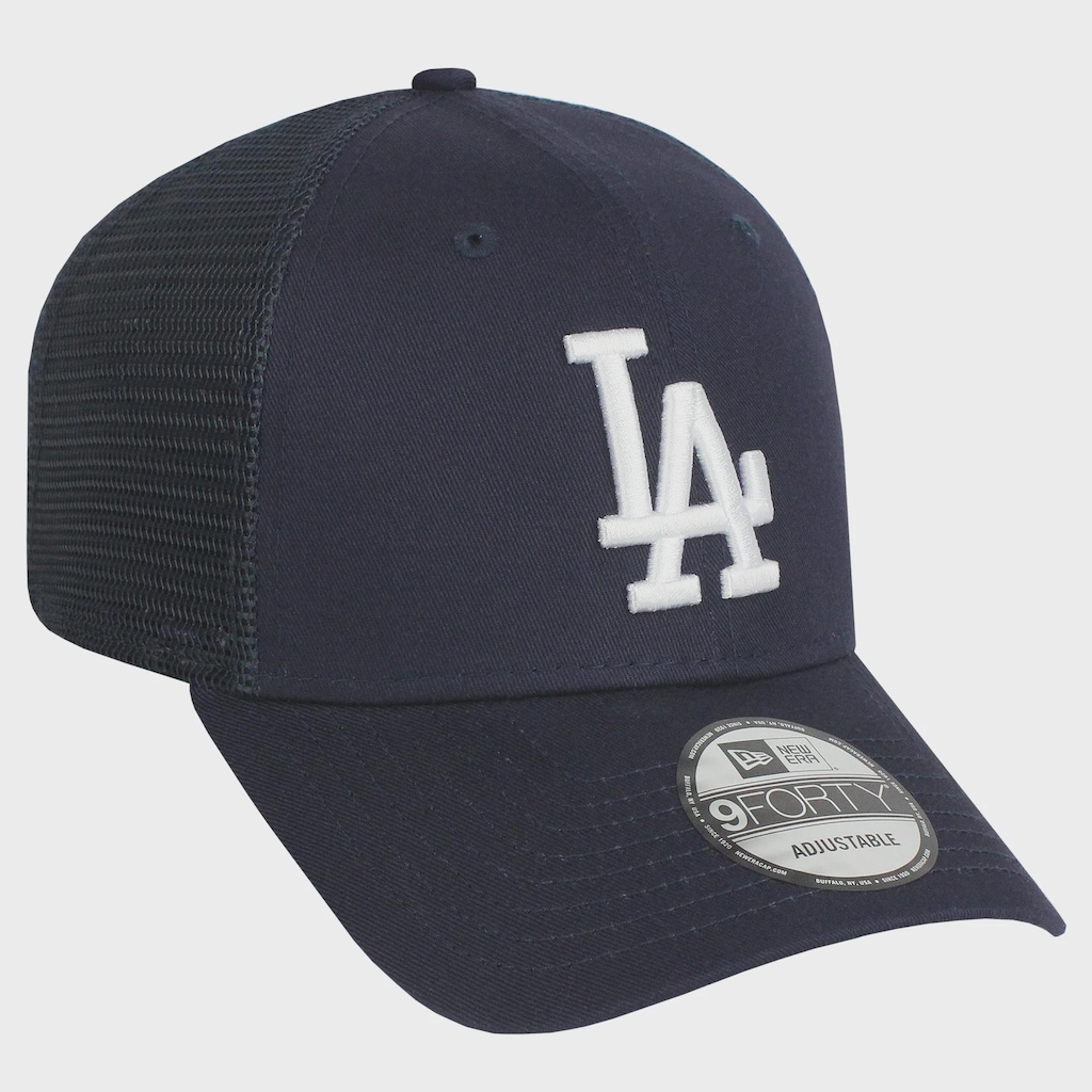 Imagem 3 do produto Boné Masculino Los Angeles Dodgers Navy New Era 9Forty Snap Trucker - Aba Curva