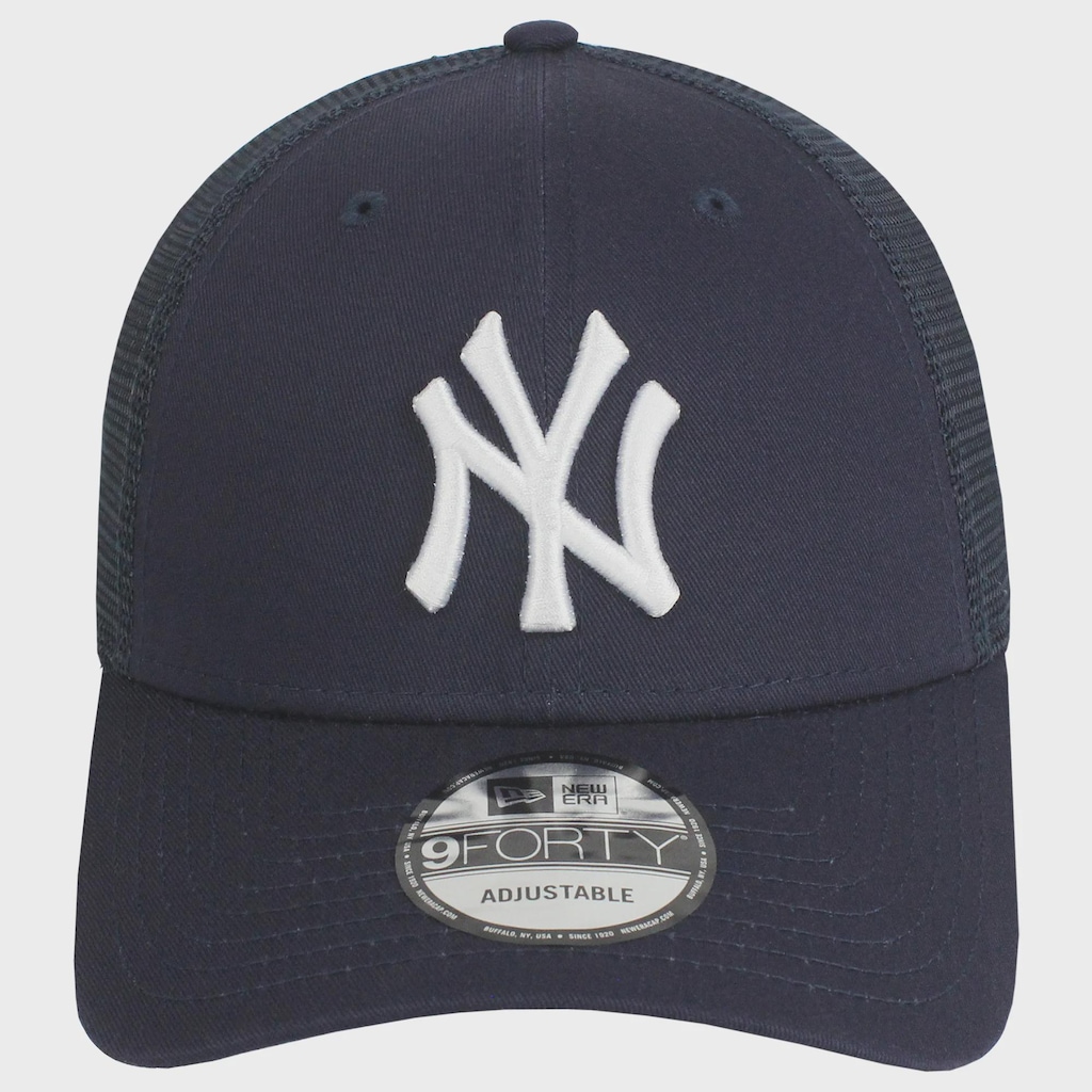 Imagem 2 do produto Boné Unissex New Era 9Forty Snap Trucker New York Yankees Navy - Aba Curva