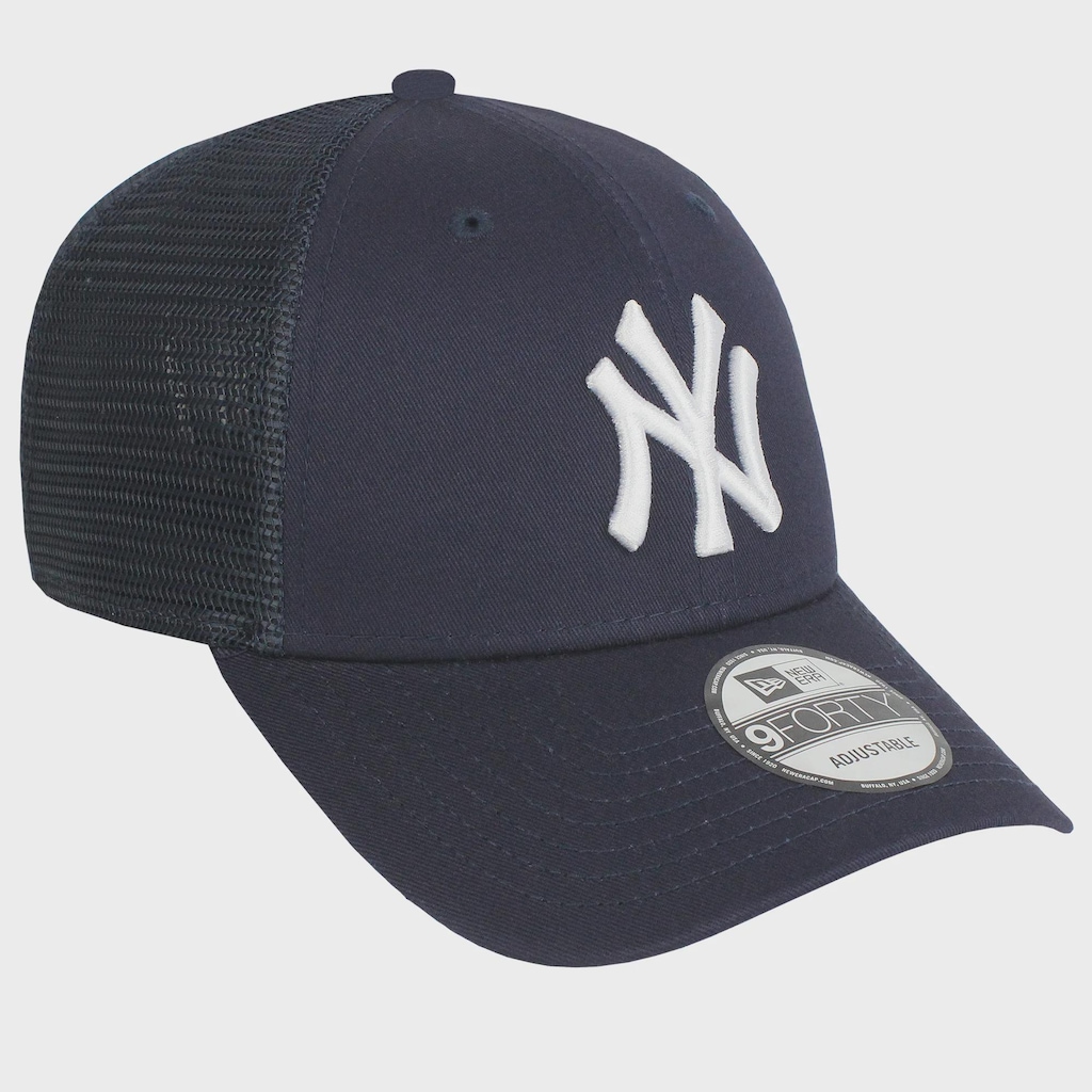 Imagem 3 do produto Boné Unissex New Era 9Forty Snap Trucker New York Yankees Navy - Aba Curva