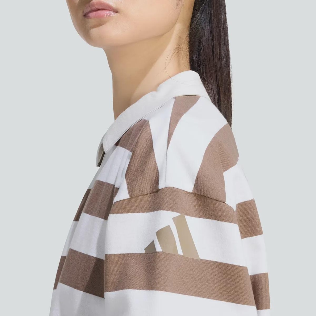 Imagem 5 do produto Camisa Polo adidas Listrada Essentials Feminina