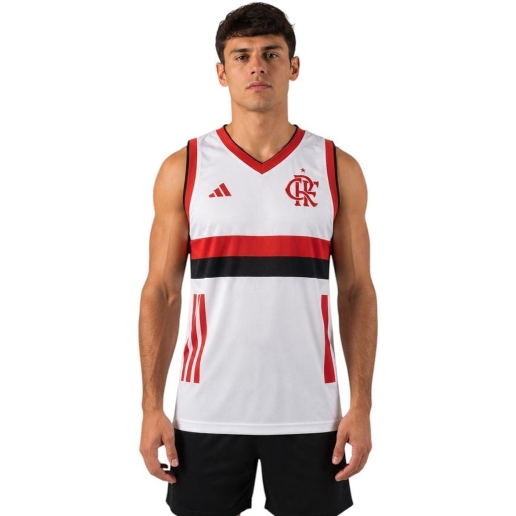 Imagem 1 do produto Camiseta Regata do Flamengo Basquete adidas II 26/27 Masculina