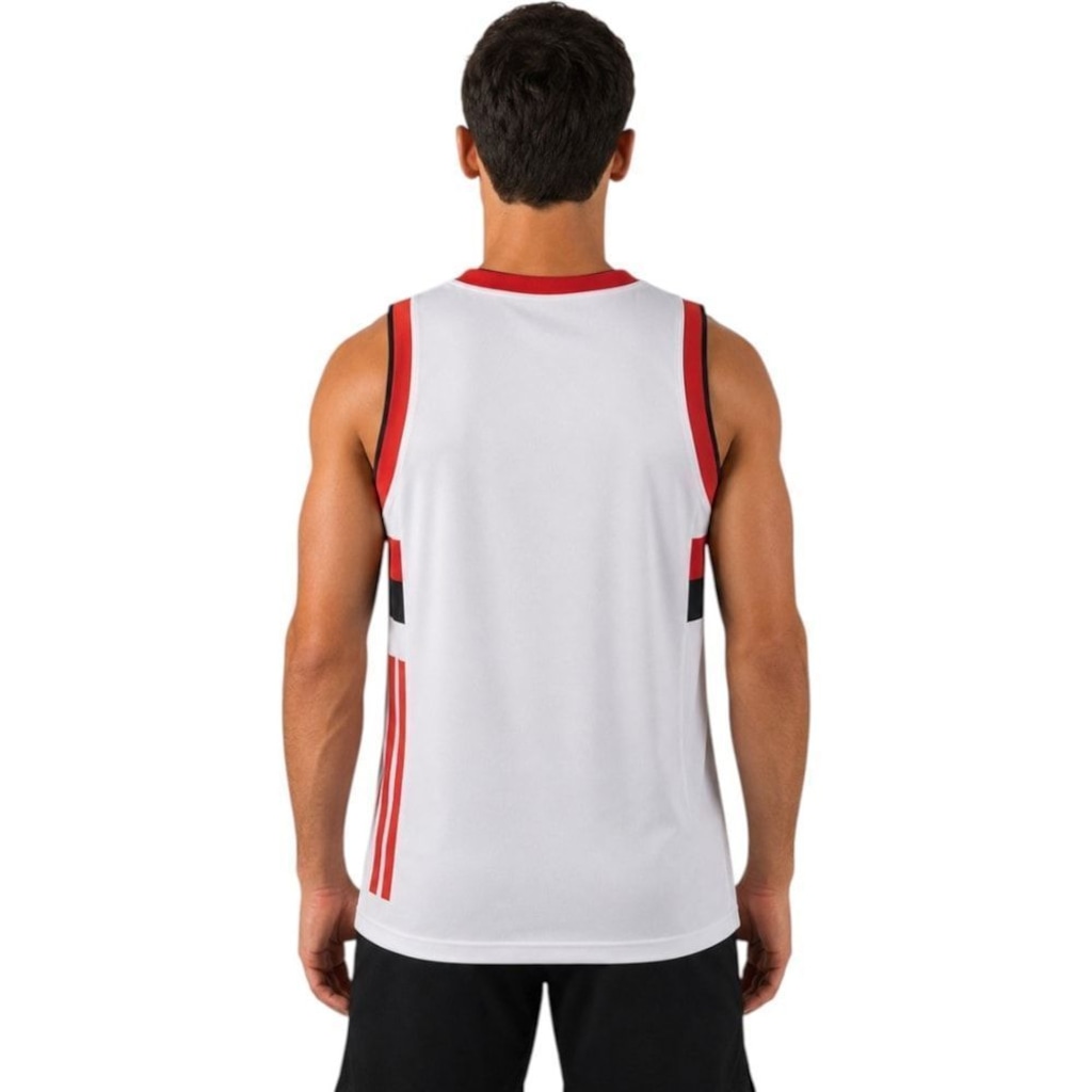 Imagem 2 do produto Camiseta Regata do Flamengo Basquete adidas II 26/27 Masculina