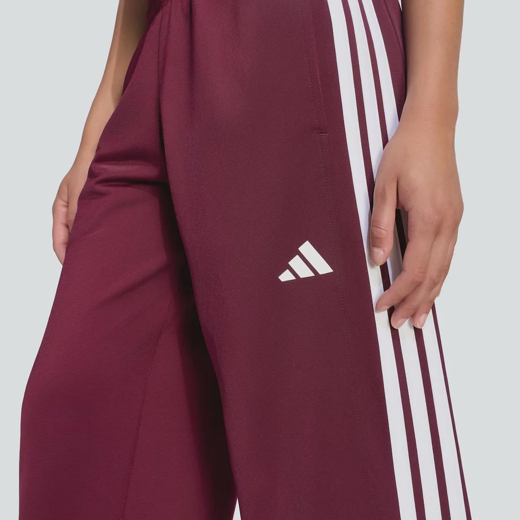 Imagem 4 do produto Calça adidas Dayready Wide Leg 3 Stripes Feminina
