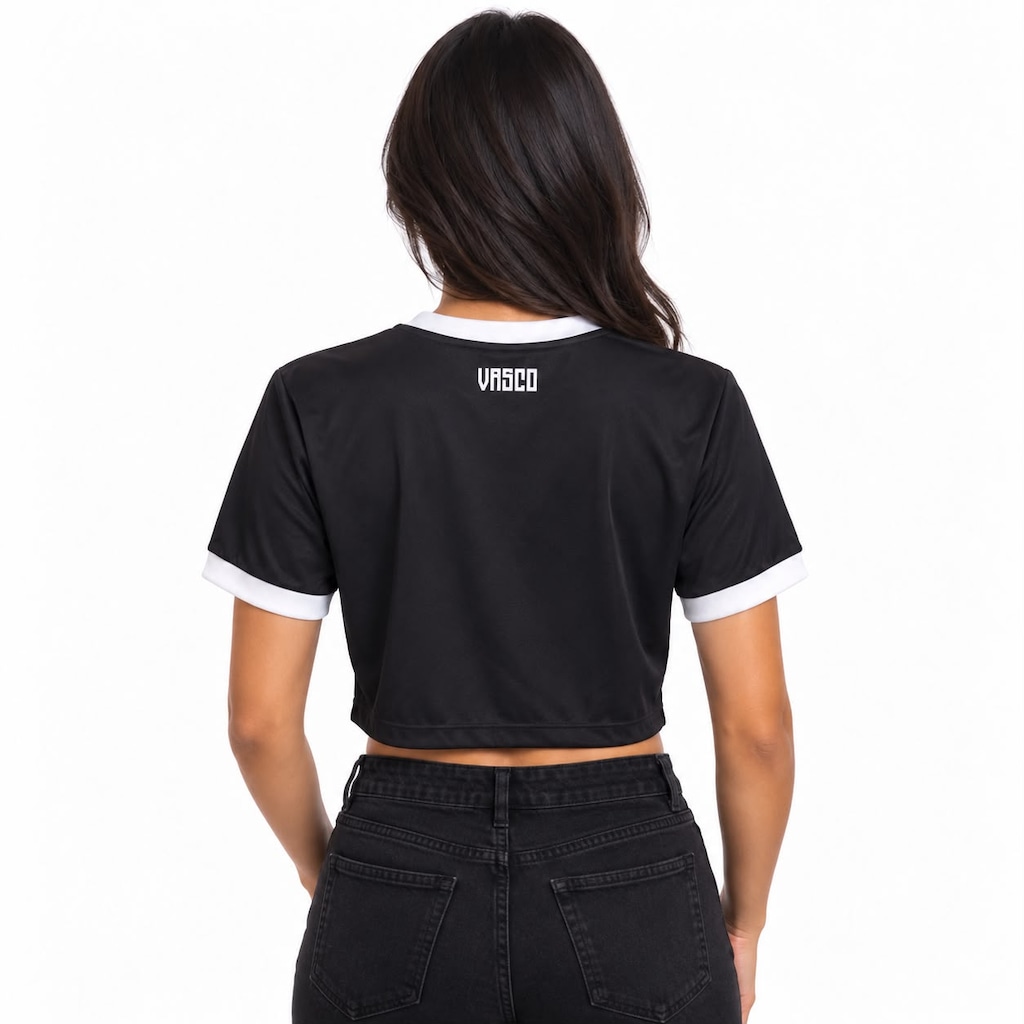 Imagem 4 do produto Camisa Cropped do Vasco Carisma - Feminina