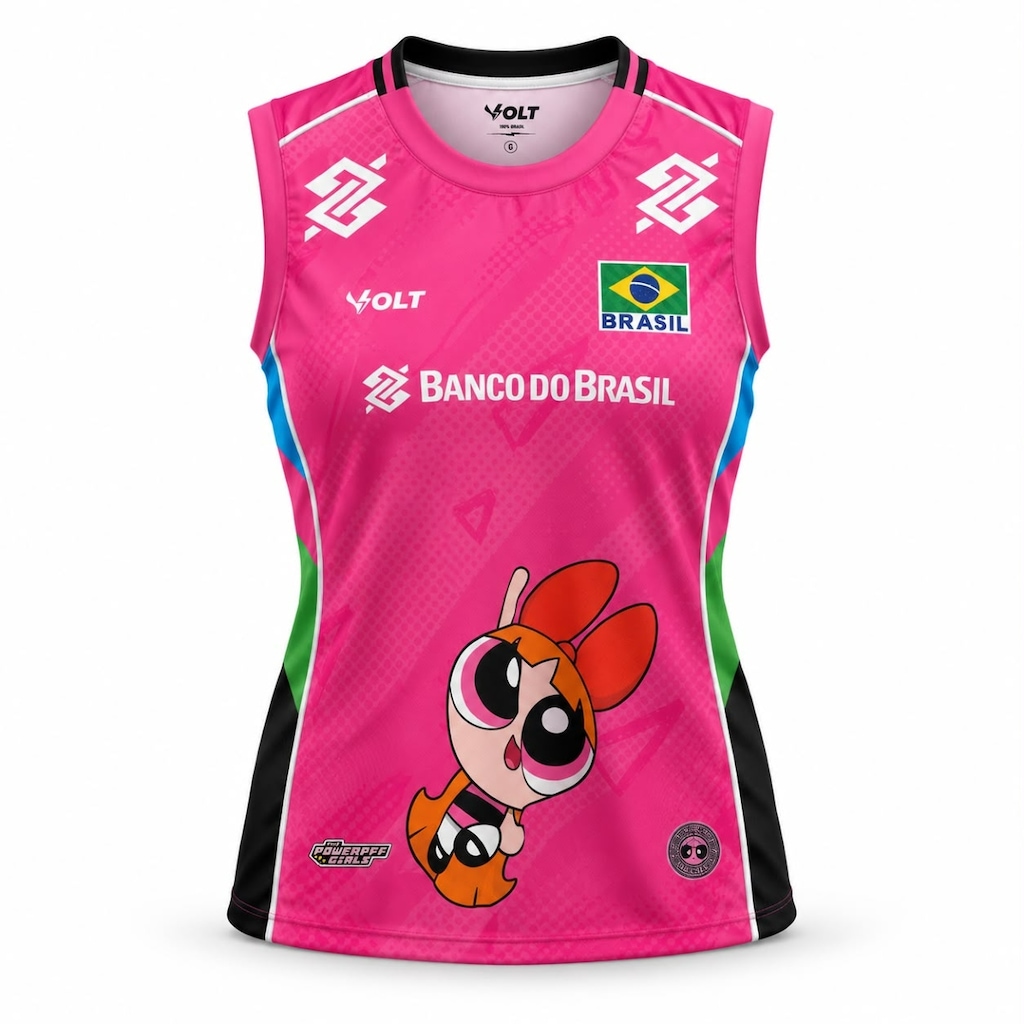 Imagem 2 do produto Camiseta Regata do Brasil Vôlei Volt Meninas Super Poderosas 2026 - Feminina