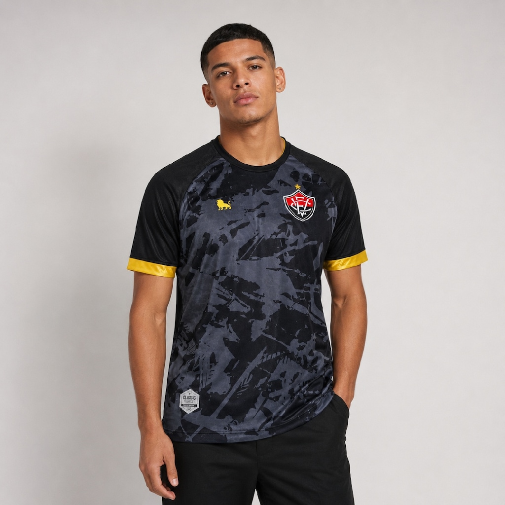 Imagem 2 do produto Camisa do Vitória Gold Edition RetrôMania - Masculina