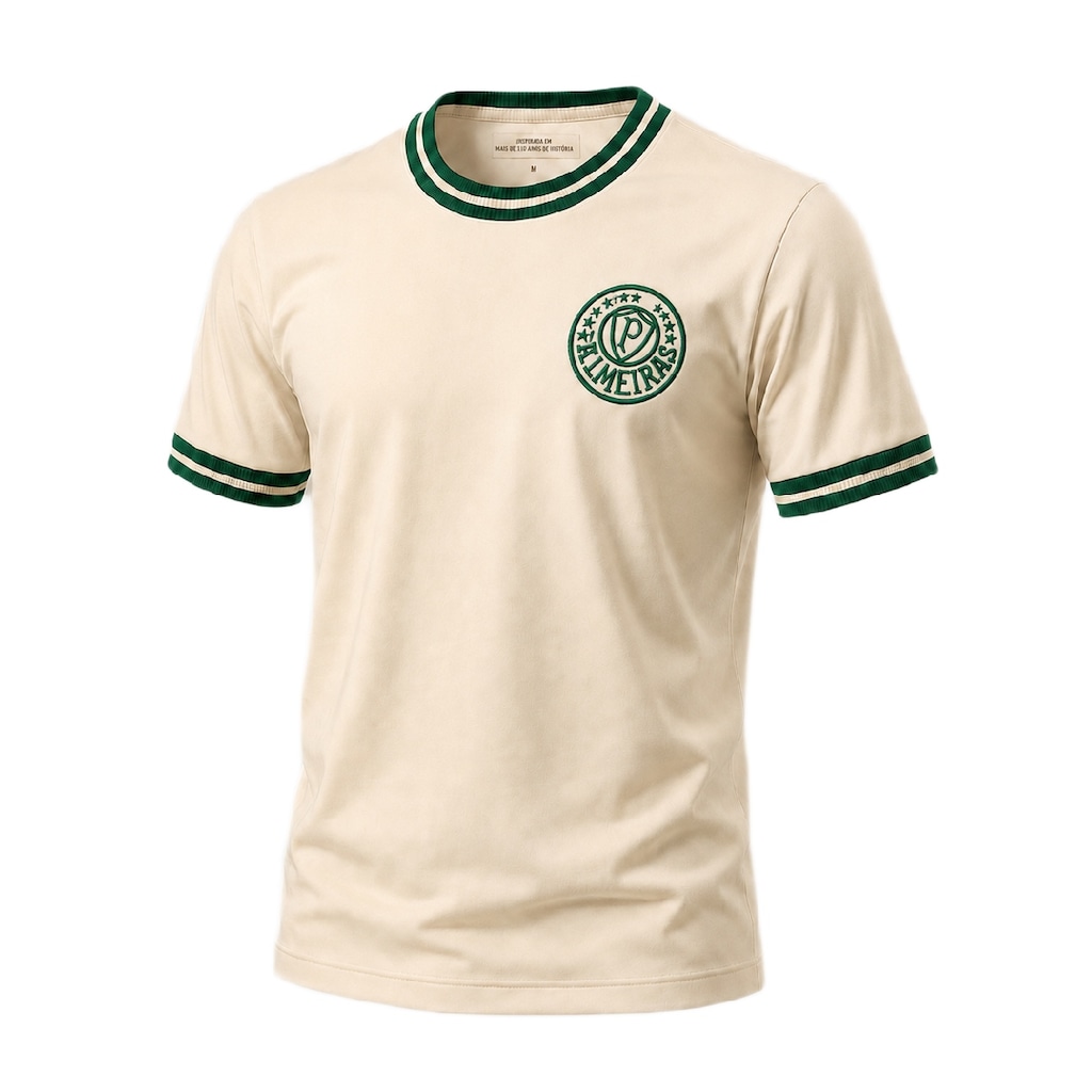 Imagem 1 do produto Camisa do Palmeiras Retrô Nostalgia 1976 Snow Betel - Masculina