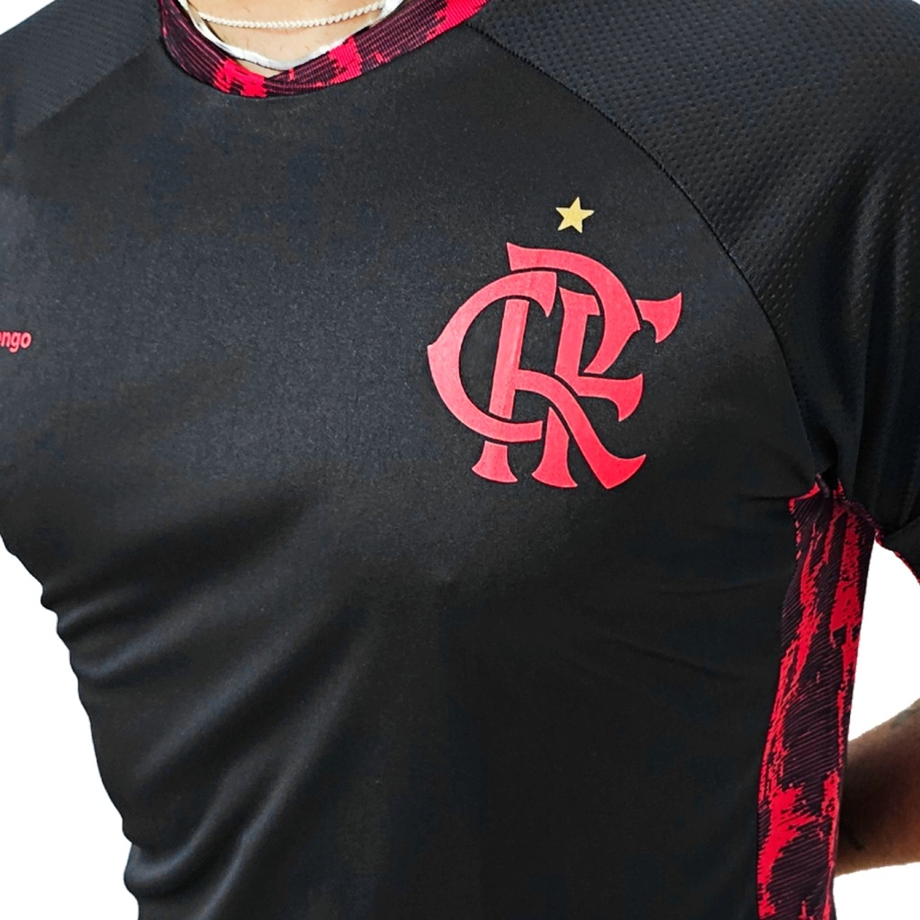 Imagem 4 do produto Camisa do Flamengo Blood Rubro Negro Braziline - Masculina