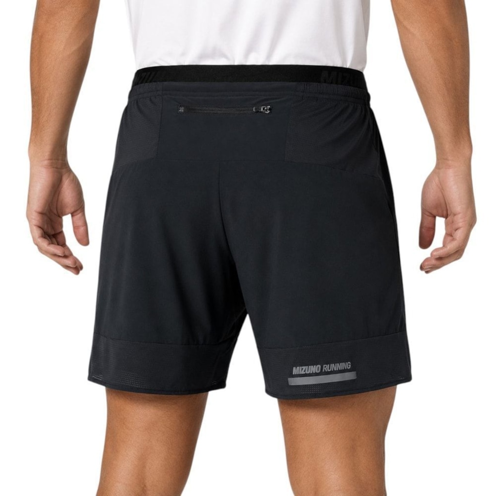 Imagem 2 do produto Short Mizuno Active Alpha 2 em 1 5.5" Masculino