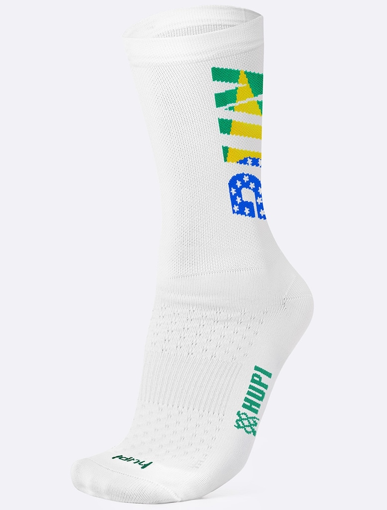 Imagem 2 do produto Meia Cano Médio HUPI Run Brasil Unissex