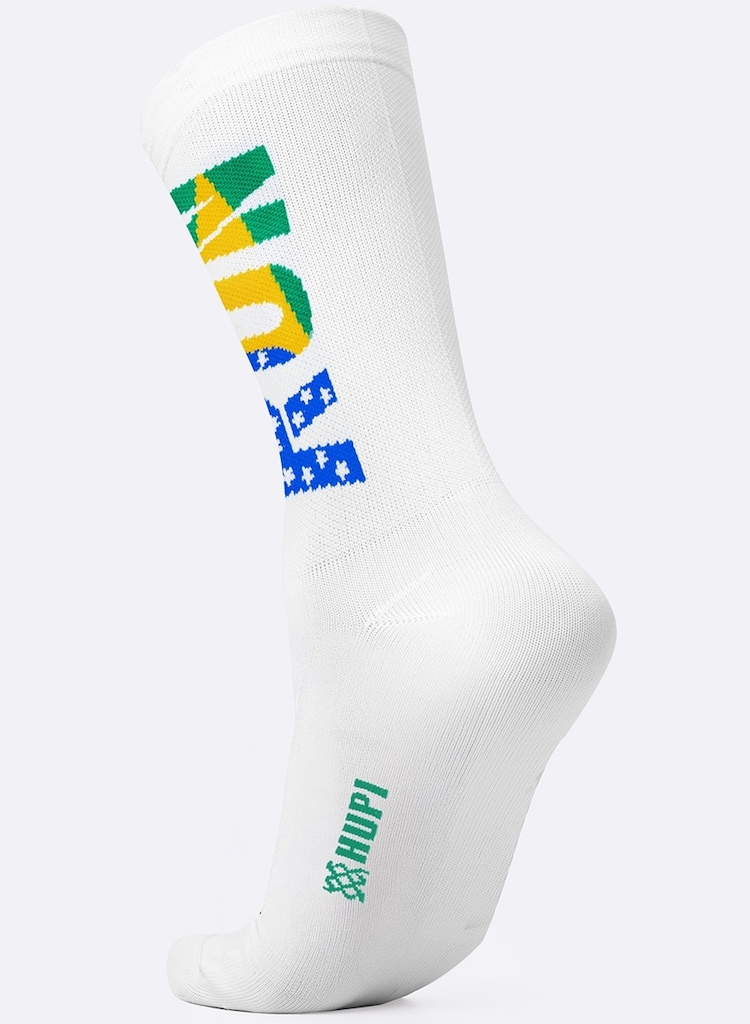 Imagem 2 do produto Meia Cano Médio HUPI Run Brasil Unissex