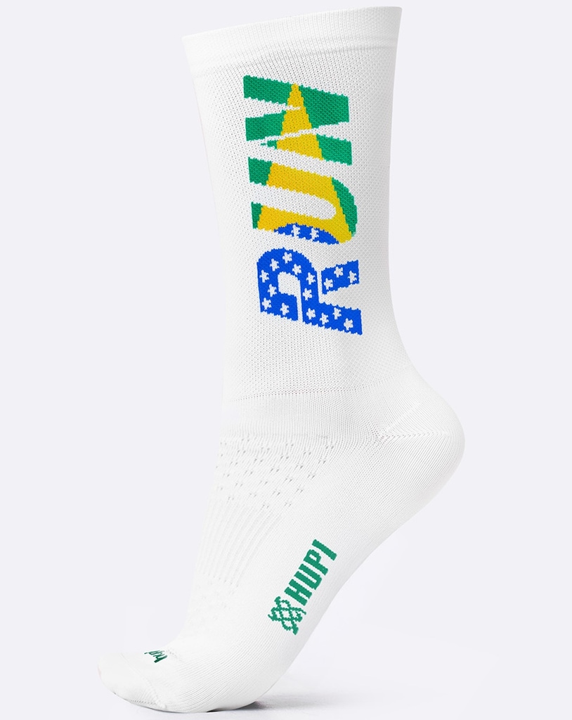 Imagem 4 do produto Meia Cano Médio HUPI Run Brasil Unissex