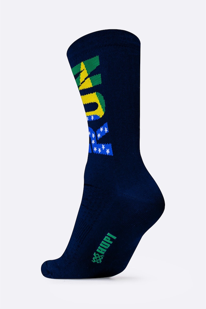 Imagem 4 do produto Meia Cano Médio HUPI Run Brasil Unissex