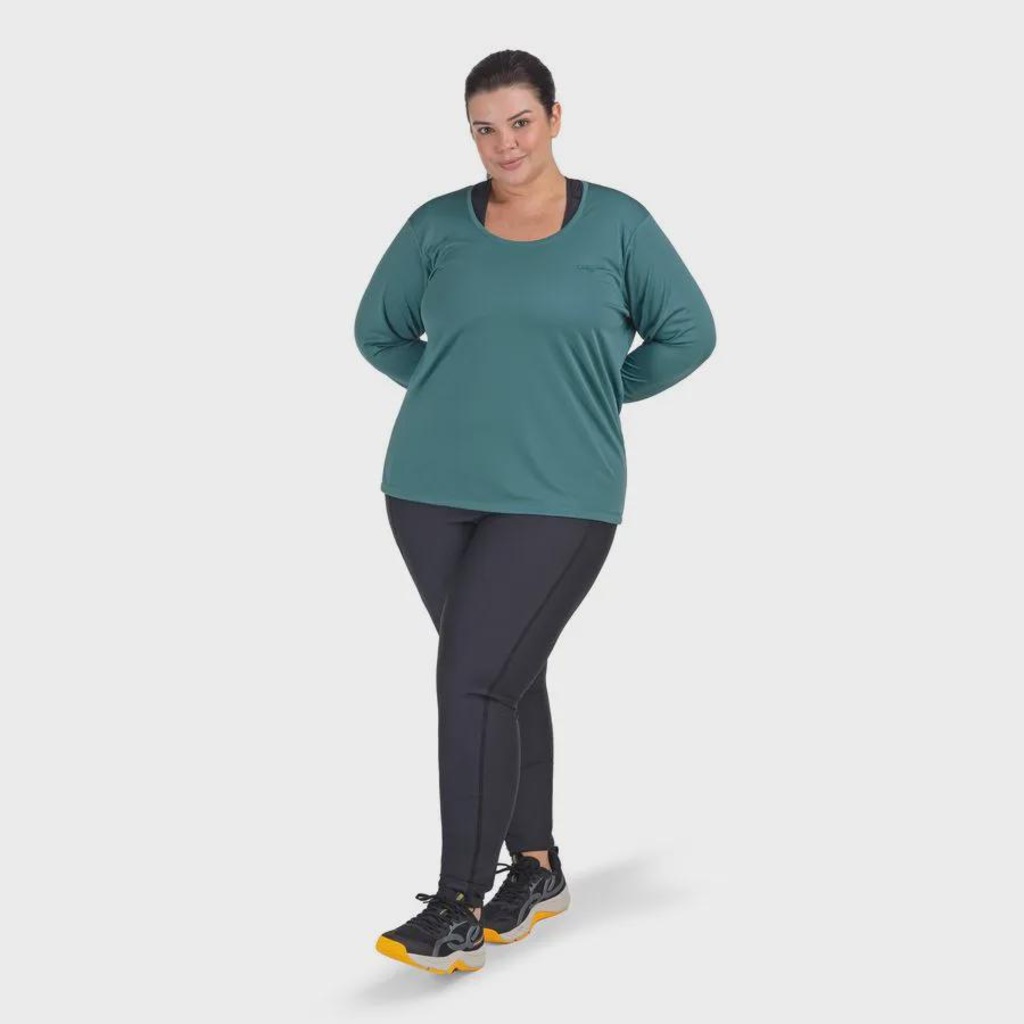 Imagem 4 do produto Camiseta Manga Longa Olympikus Essential Plus Size - Feminina