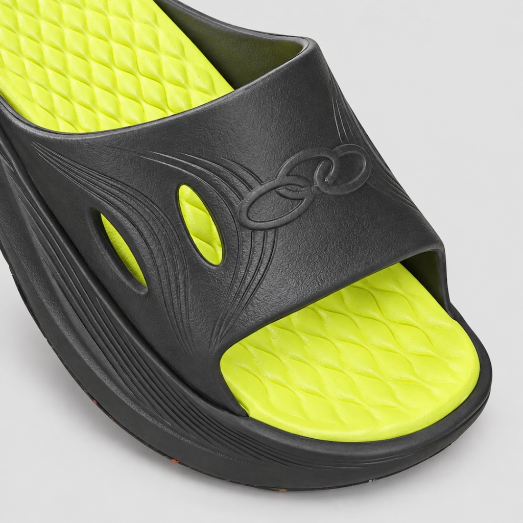 Imagem 5 do produto Chinelo Olympikus Pós Corre Masculino Preto