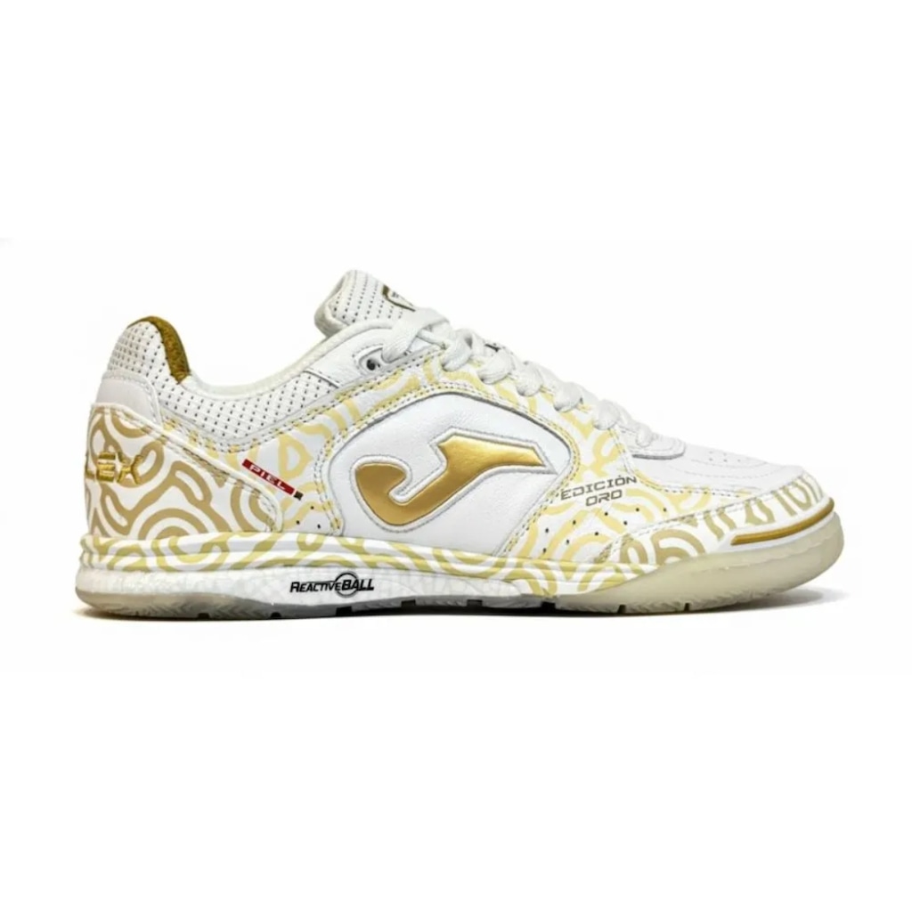 Imagem 1 do produto Chuteira Futsal Adulto Joma Top Flex Rebound Ed. Oro