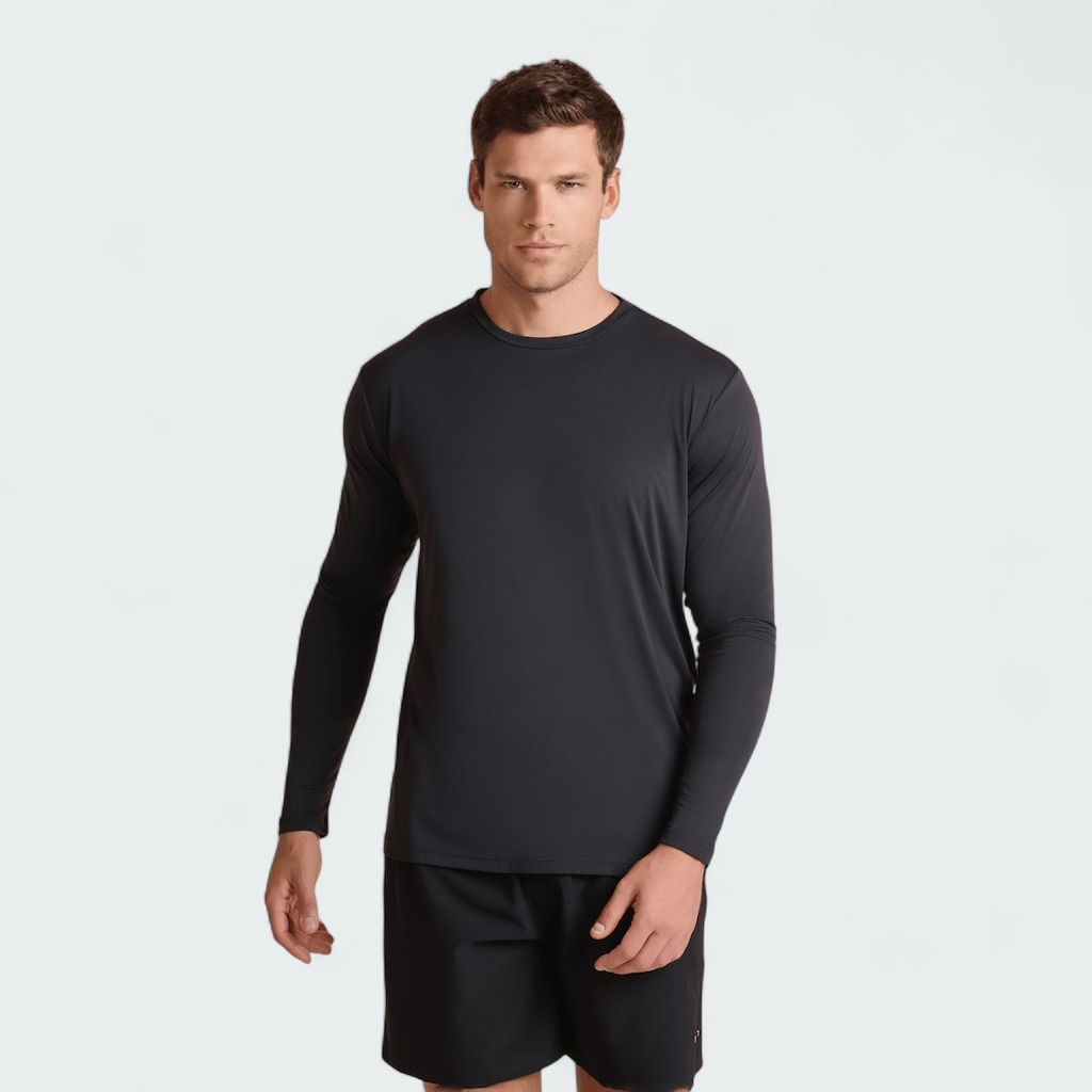 Imagem 1 do produto Camiseta Manga Longa Lupo Sport Repelente Proteção UV 50+ Masculina