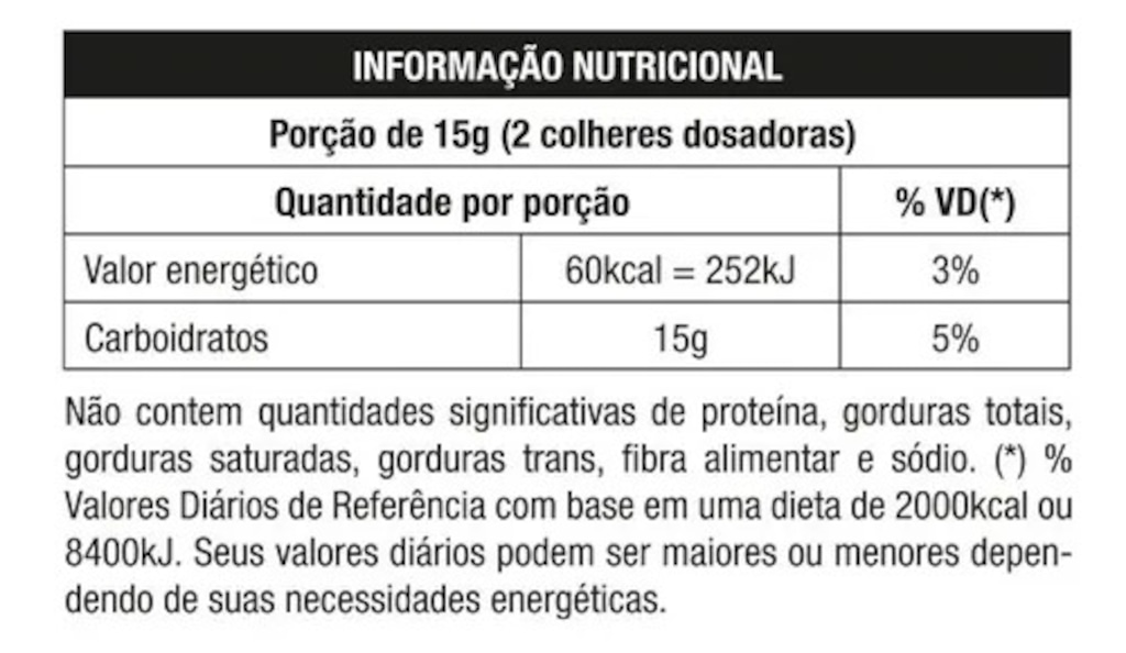Imagem 2 do produto Palatinose 100% Pure Nutrata - 400g