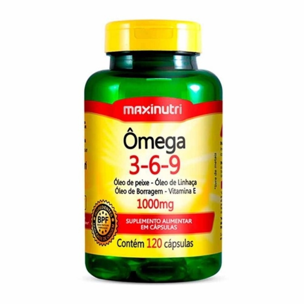 Imagem 1 do produto Ômega Triplo 1000mg - 120 cápsulas