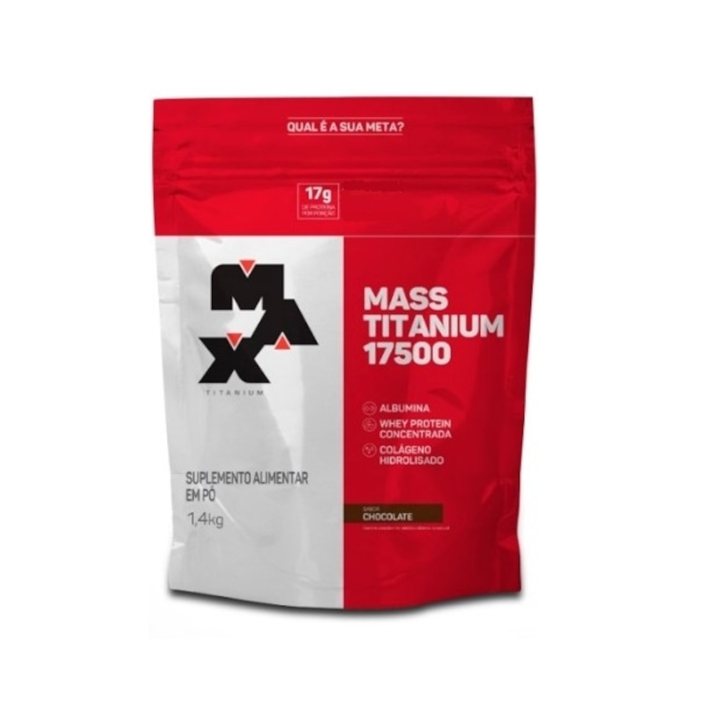 Imagem 1 do produto Mass Titanium Max 17500 Chocolate 1,4kg