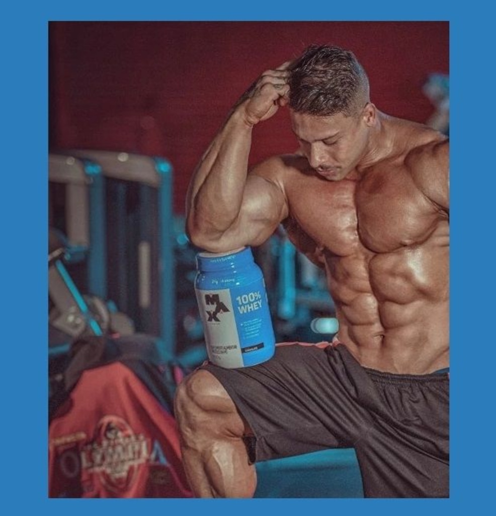 Imagem 4 do produto 100% Whey Max Titanium Refil Morango 900g