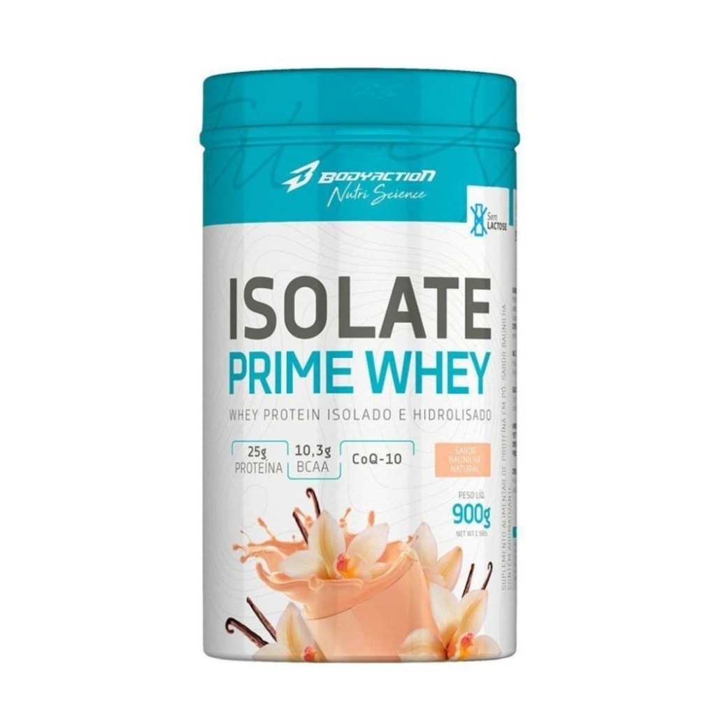 Imagem 1 do produto Isolate Prime Whey Body Action Baunilha 900g