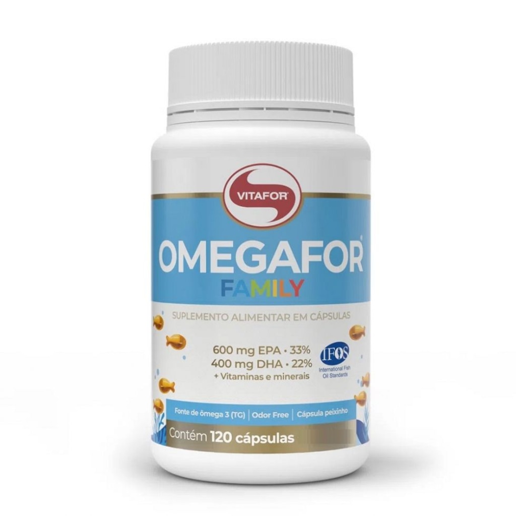 Imagem 1 do produto Ômegafor Family Vitafor 120 caps