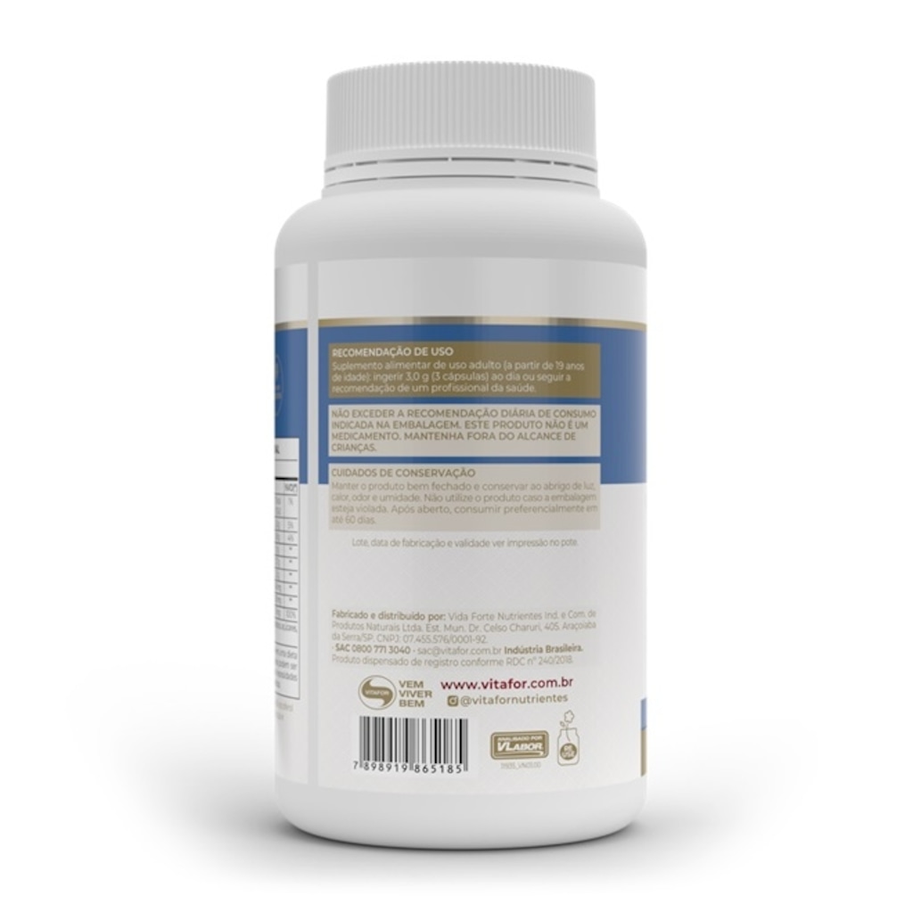Imagem 3 do produto Ômega 3 EPA DHA 1g Vitafor 120 Caps