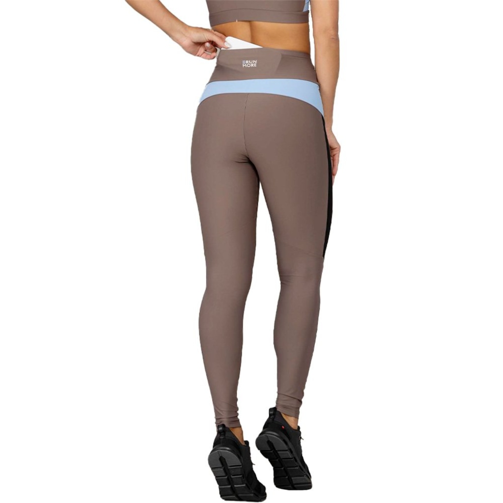 Imagem 2 do produto Calça Legging Run More Blocking Compression Feminina