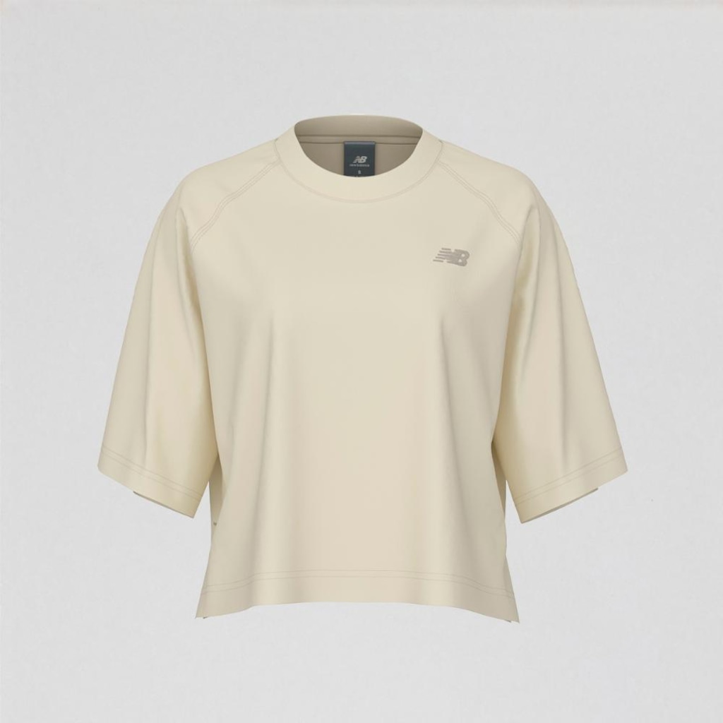 Imagem 1 do produto Camiseta Raglan Oversized New Balance Feminina
