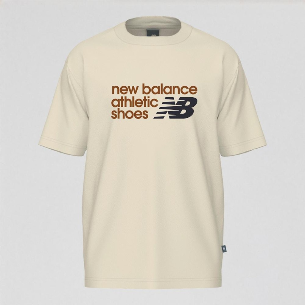 Imagem 1 do produto Camiseta Athletics Relaxed Premium Chest Logo New Balance Masculina