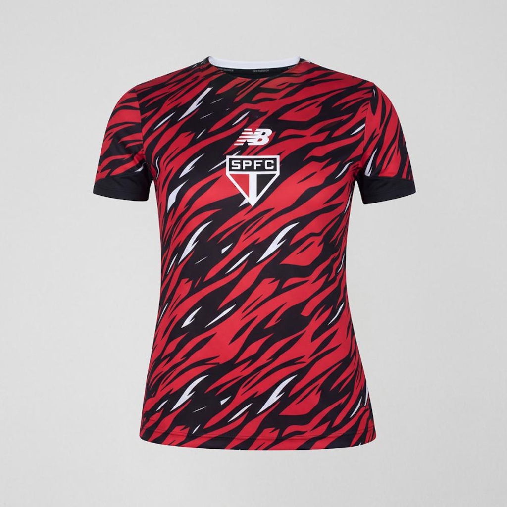 Imagem 1 do produto Camisa Pré Jogo Spfc 2026 (Clube) New Balance Feminina